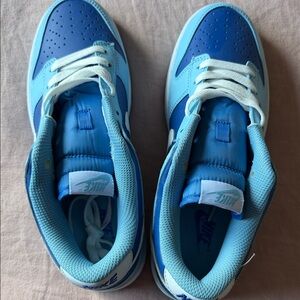 Nike dunks  Light Blue and Dark Blue Sneakers